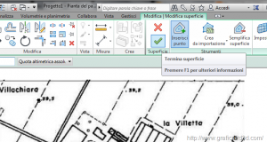 Modellare un terreno con revit con punti quotati