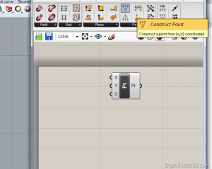 Grasshopper tutorial punti  rettangoli coordinate