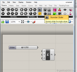Grasshopper tutorial punti  rettangoli coordinate