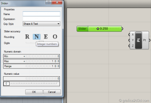 Grasshopper tutorial punti  rettangoli coordinate