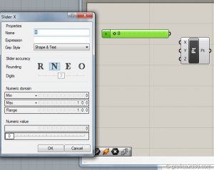 Grasshopper tutorial punti  rettangoli coordinate