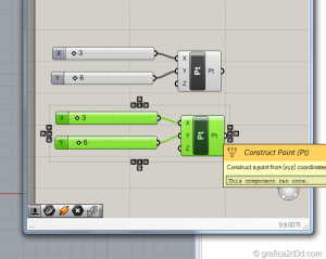 Grasshopper tutorial punti  rettangoli coordinate