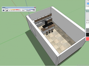 making of tutorial kitchen vray sketchup
