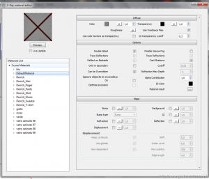 Vetro satinato con sketchup e vray