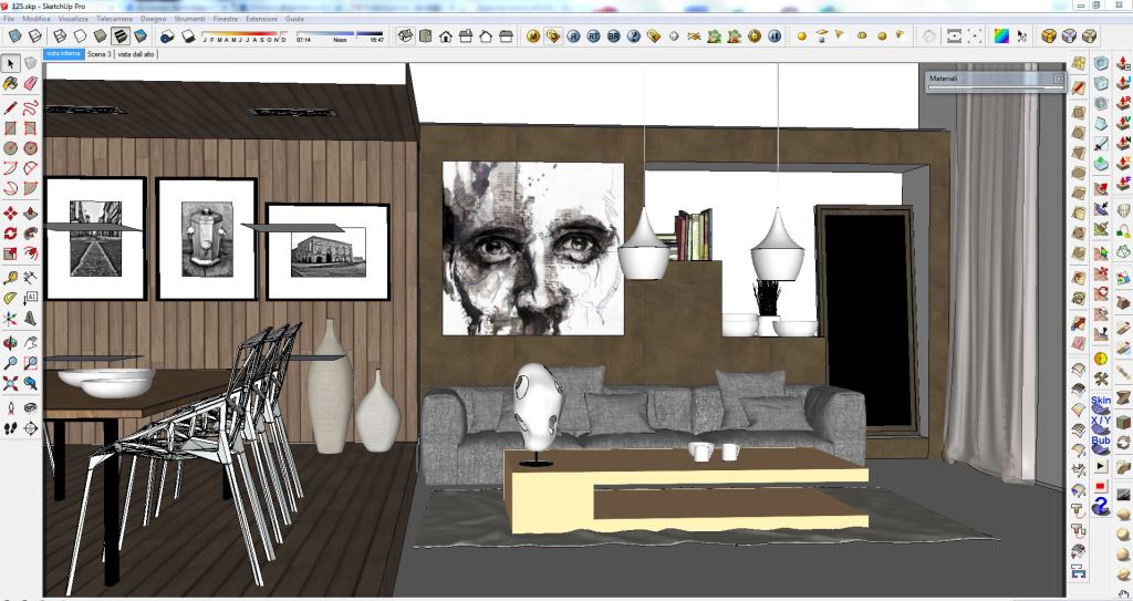Tutorial vray sketchup interior 125
