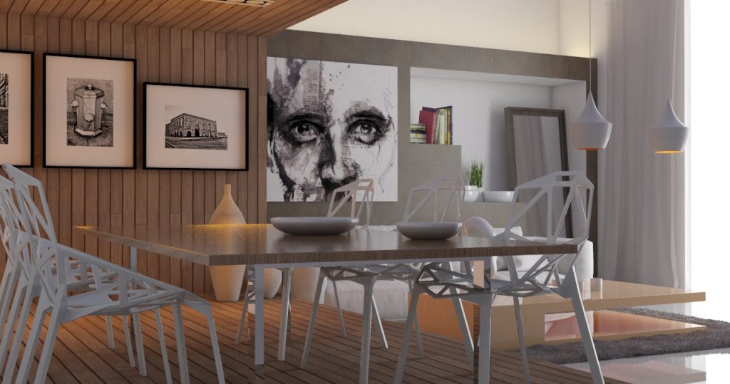 Tutorial vray sketchup interior 125