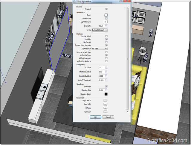 Tutorial vray sketchup interior #121 