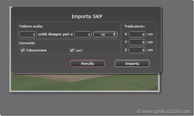 Primi passi artlantis 5 e maxwell esterno diurno tutorial base