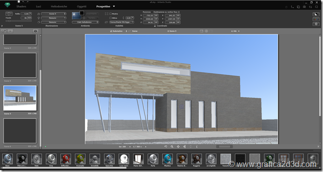 Primi passi artlantis 5 e maxwell esterno diurno tutorial base