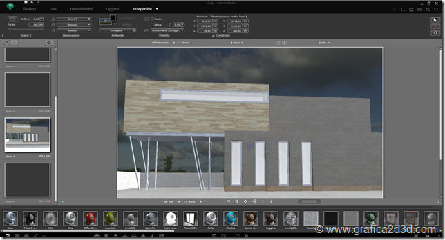 Primi passi artlantis 5 e maxwell esterno diurno tutorial base