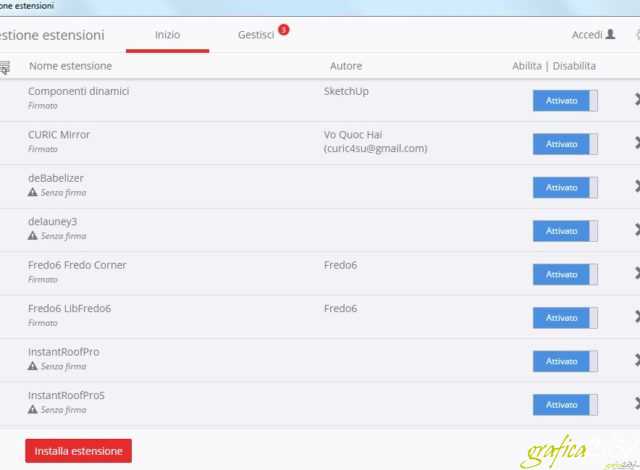 Sketchup installare un plugin rbz