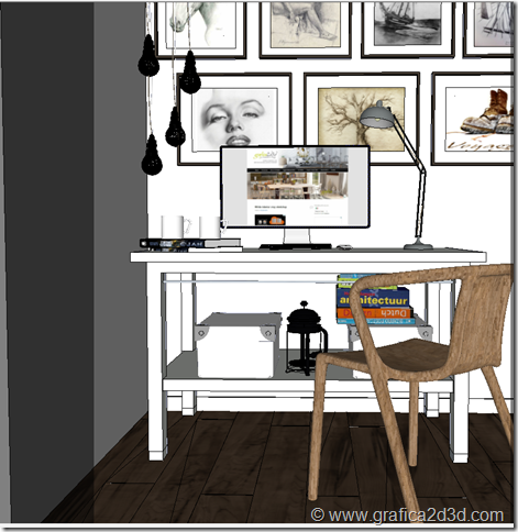 Scena studio corso vray per sketchup