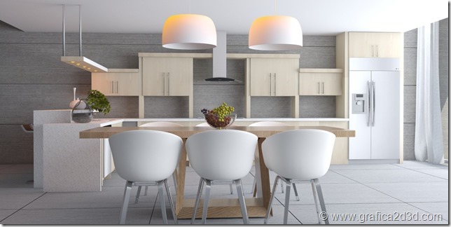 Scena studio #144 per corso vray sketchup
