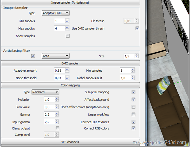 Making of vray sketchup house T.