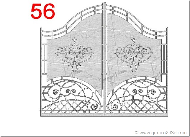 Disegni dxf dwg cancelli al plasma