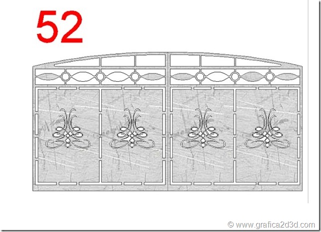 Disegni dxf dwg cancelli al plasma