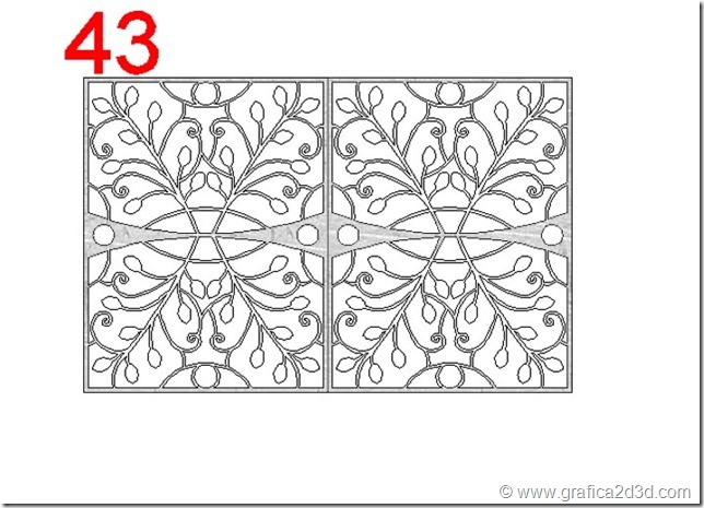 Disegni dxf dwg cancelli al plasma