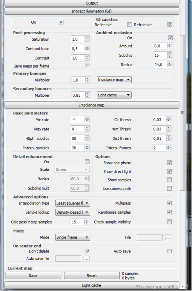 Vray sketchup Padiglione di Barcellona di  Mies van der Rohe
