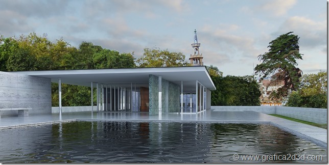 Water Ripples Vray Sketchup tutorial