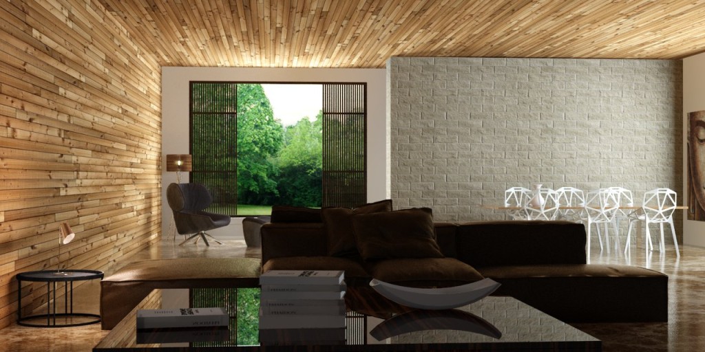 Test interior HDRI light vray sketchup