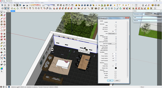 Living room 160 vray sketchup