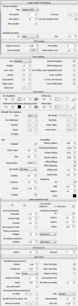 Living room 160 vray sketchup