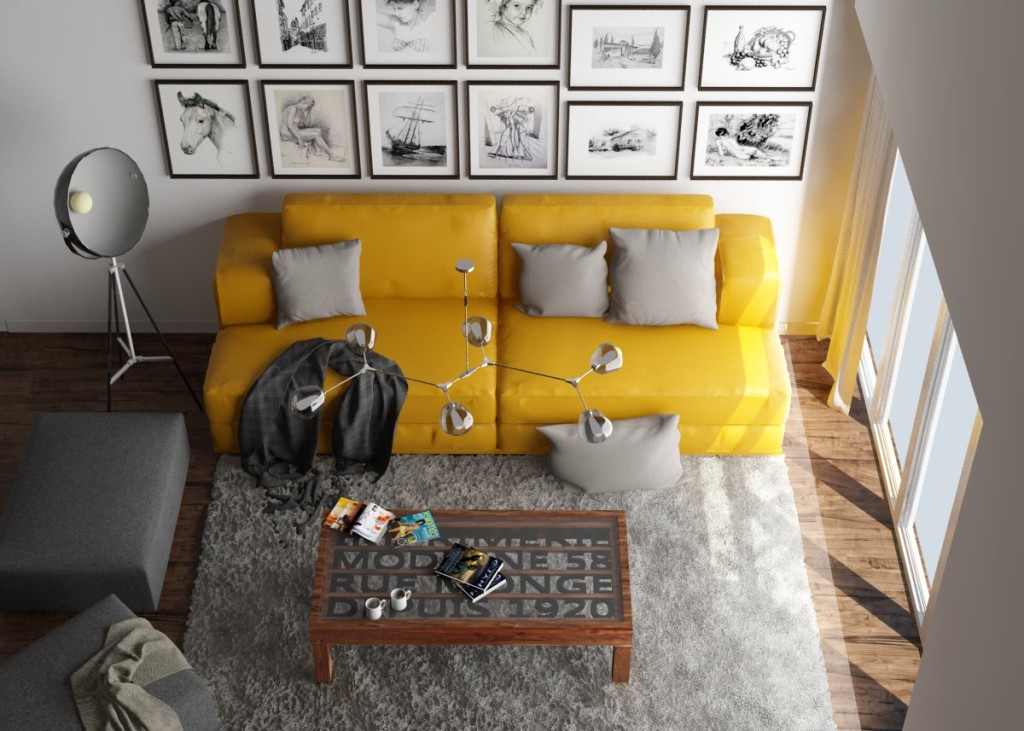 Sketchup 2016 vray interior test render