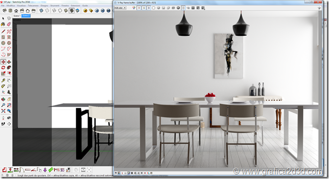 Scena studio corso vray per sketchup 197