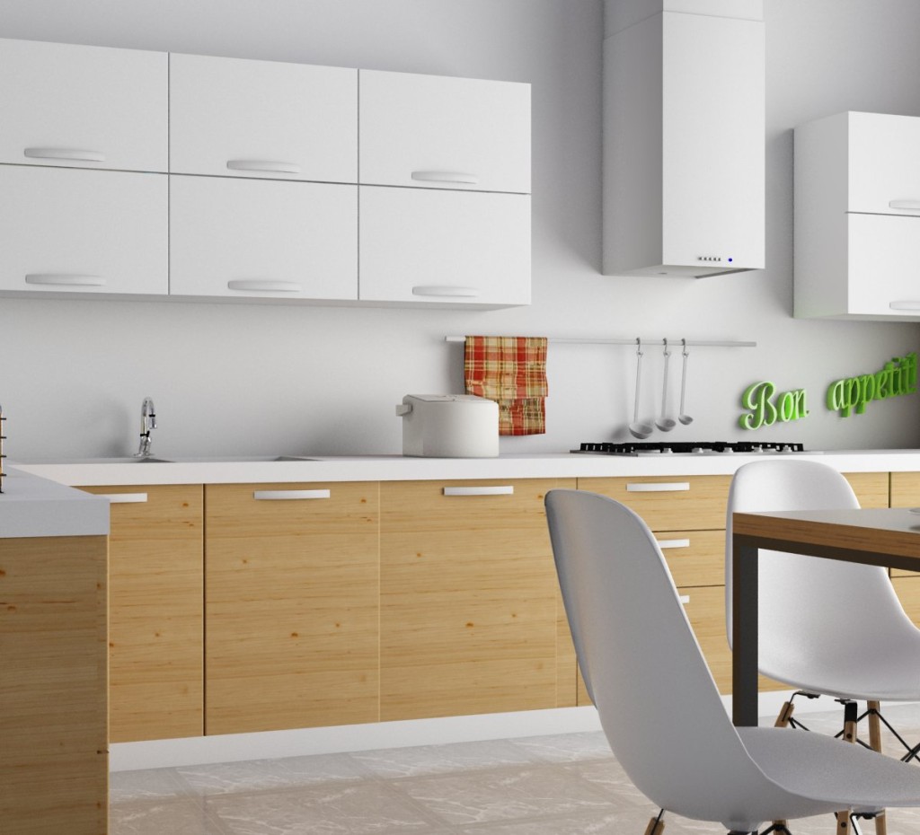 kitchen house P. Vray sketchup