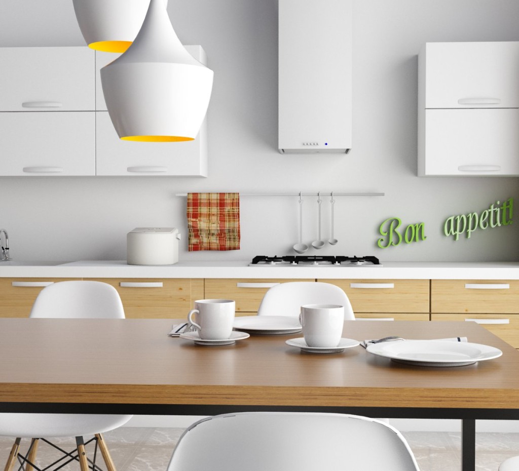 kitchen house P. Vray sketchup