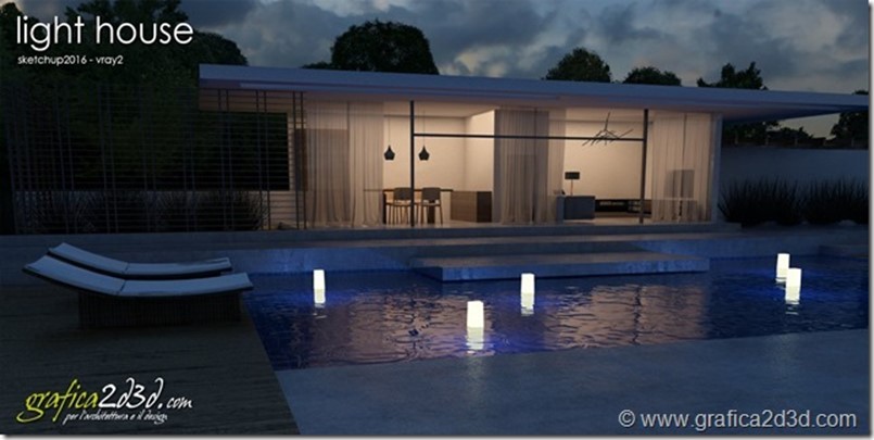 Tutorial vray sketchup light house