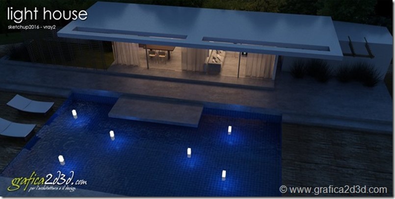 Tutorial vray sketchup light house