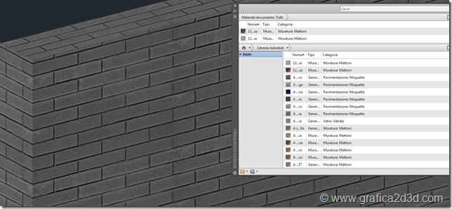 Autocad 3D applicare materiale ad una faccia di un solito