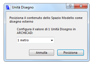 Archicad inserisci dwg con il foglio di lavoro