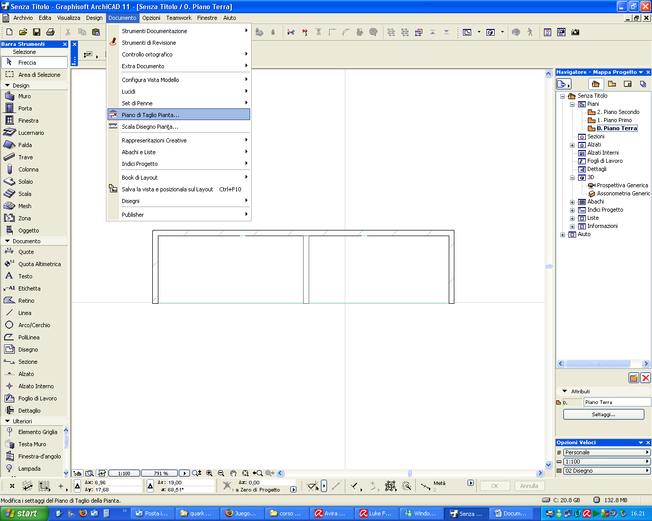 Elevare oggetti in archicad