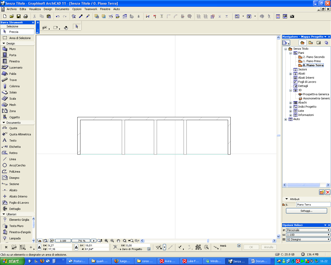 Elevare oggetti in archicad