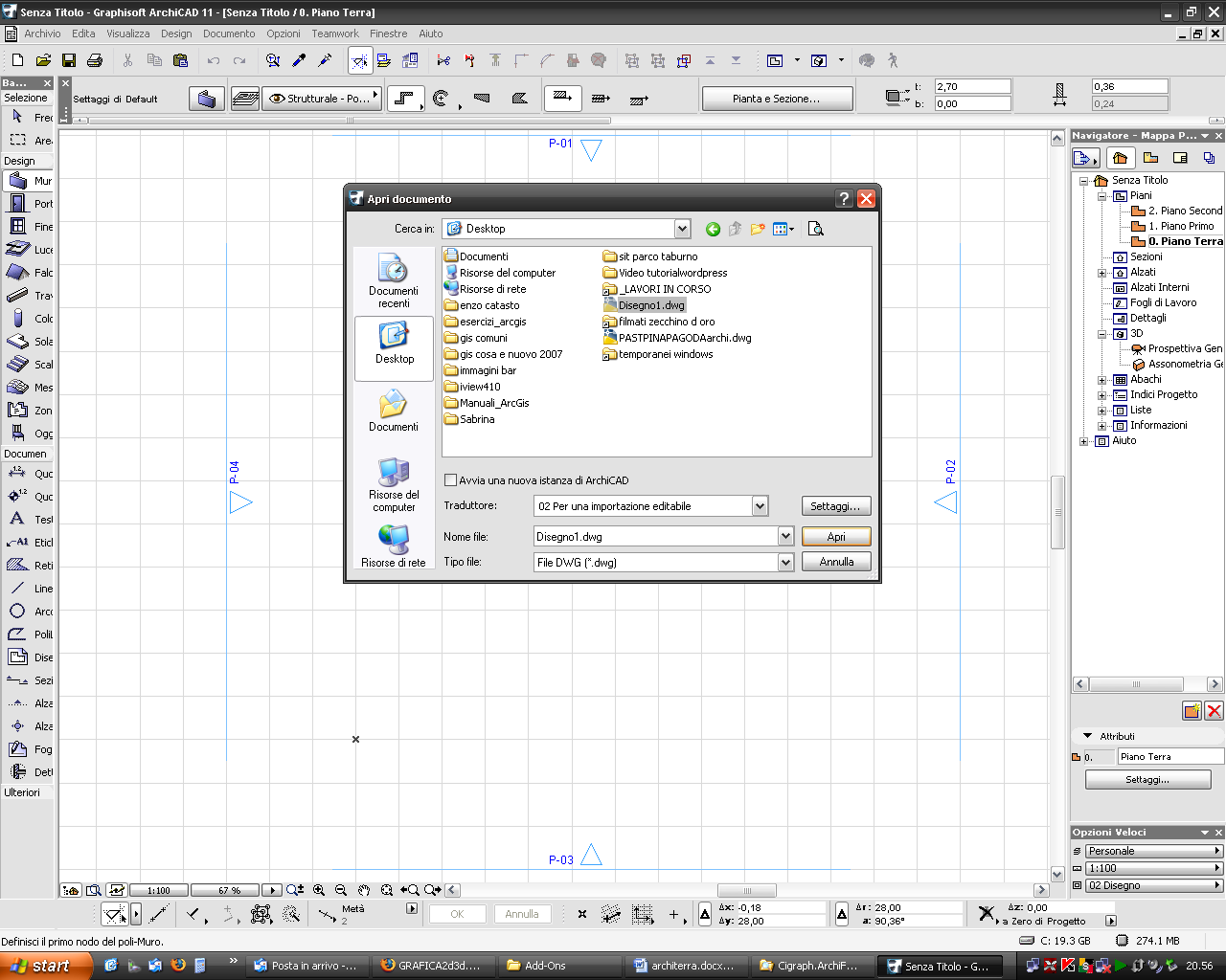Terreno da autocad ad archicad con il plugin architerra