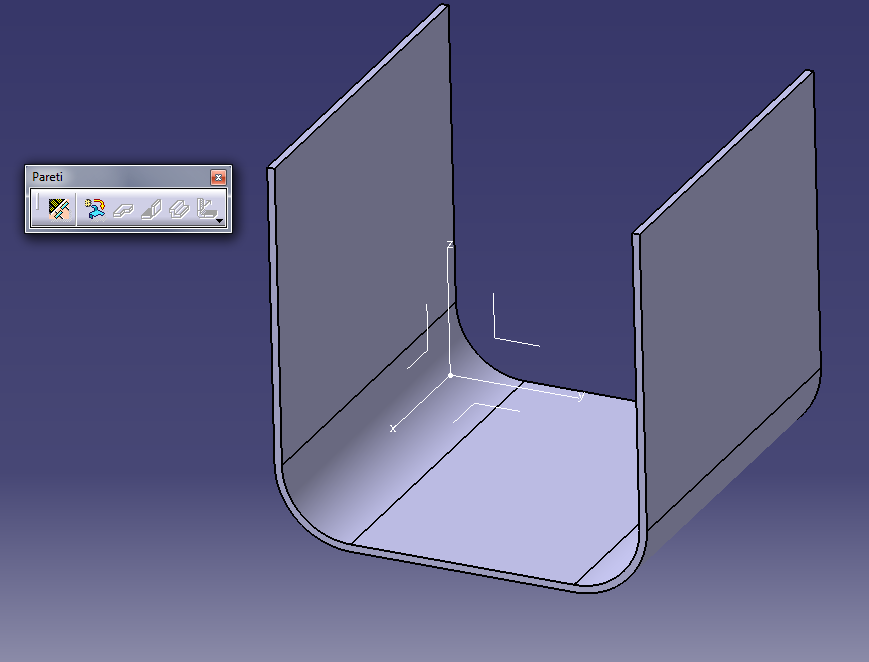 Catia v5 riconoscimento lamiera sheet metal design