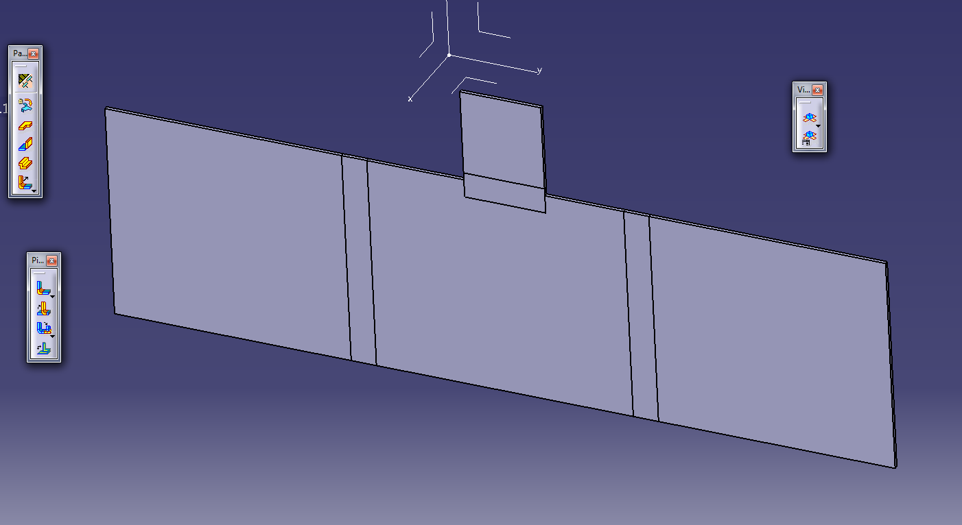 Catia v5 creare pieghe in lamiera importata
