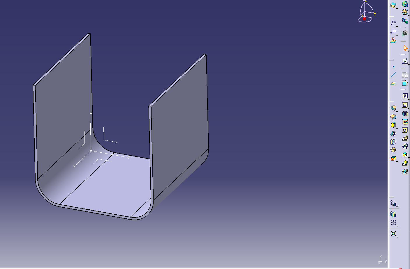 Catia v5 riconoscimento lamiera sheet metal design