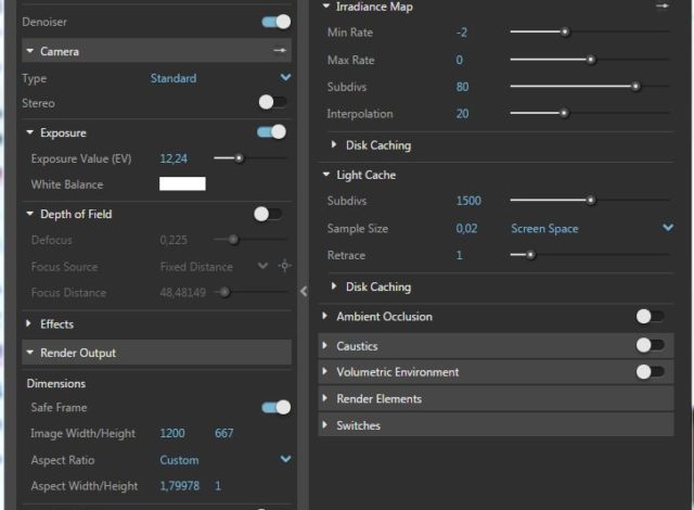 Prove di render con sketchup 2018 e vray 3.6