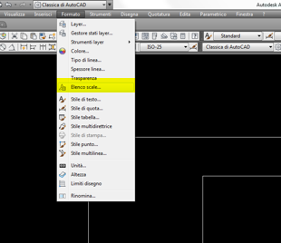 Personalizza scale disegno stampa autocad