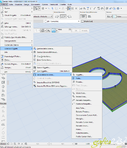 Archicad creare una porta personalizzata