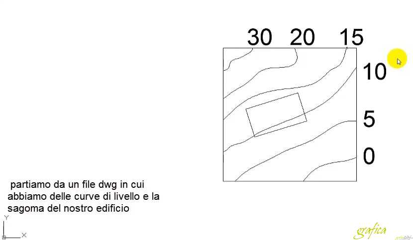 terreno in revit partendo da un dwg in 2d