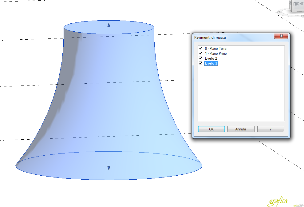 revit 2019 creare un edificio con le volumetrie