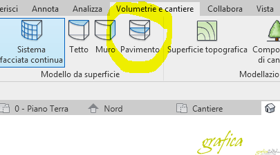 revit 2019 creare un edificio con le volumetrie