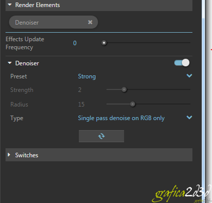 Vray 3.4 sketchup e rhino denoiser