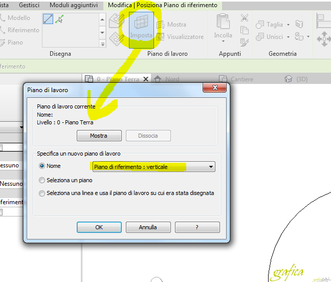 revit 2019 creare un edificio con le volumetrie