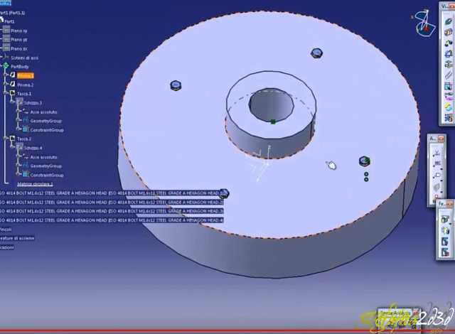 Comando riuso matrice in catia v5