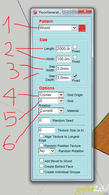 Come creare un pavimento 3d con floorgenerator in sketchup